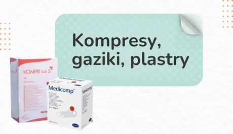 Kompresy, gaziki, plastry