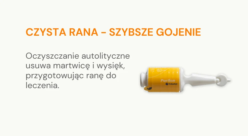 Czysta rana - szybsze gojenie