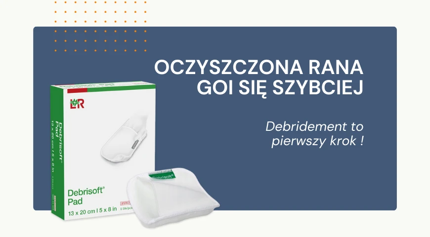 Oczyszczona rana goi się szybciej
