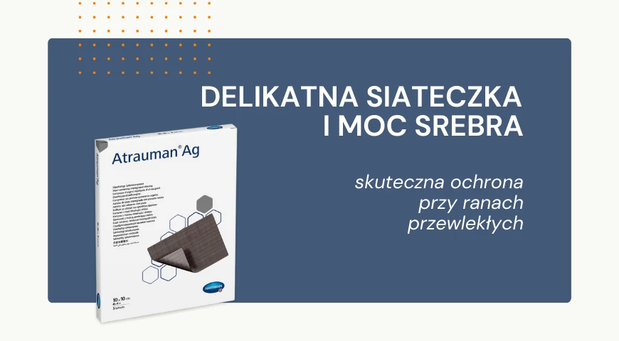 Delikatna siateczka i moc srebra