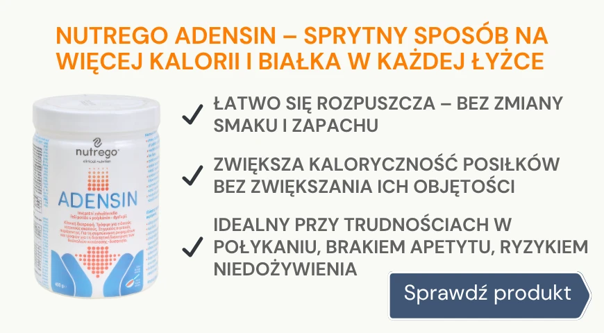 Nutrego Adensin – sprytny sposób na więcej kalorii i białka w każdej łyżce