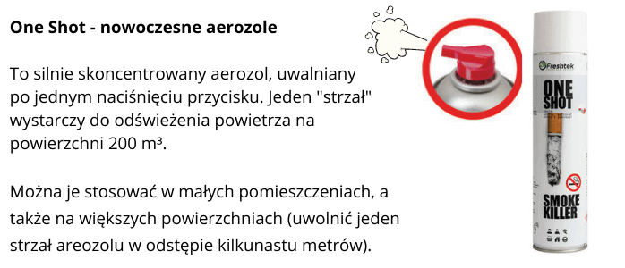 odświeżacze powietrza One Shot Freshtek