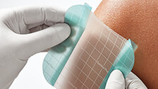Struktura opatrunku Comfeel Plus Transparent