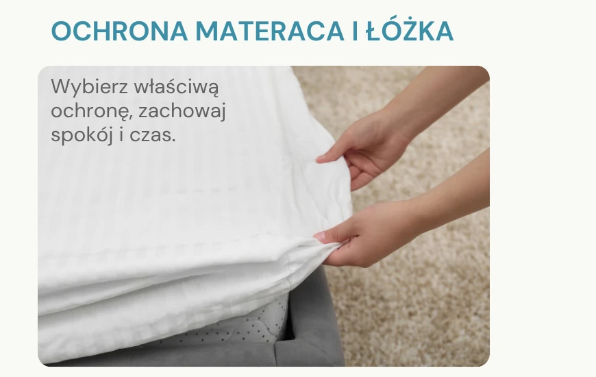 Ochrona materaca i łóżka dla chorych