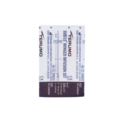 Igła motylkowa 0,7 x 19 mm 22G Terumo - Czarna (1 szt.)