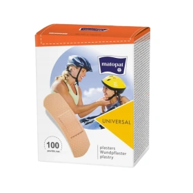 Plastry uniwersalne z opatrunkiem - UNIVERSAL 19 x 76 mm (op. 100 szt.)