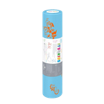 Podkład podfoliowany w rolce 50 cm x 40 m,<br>perforacja co 50 cm - dziecięcy - Niebieski