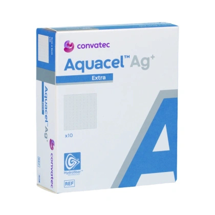 Aquacel Ag+ Extra - opatrunek ze srebrem 15 x 15 cm (1 szt.) - ConvaTec