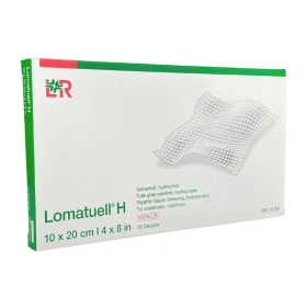 Lomatuell H 10 x 20 cm. opatrunek gazowy z parafiną (10 szt.)