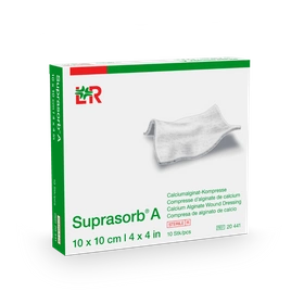SUPRASORB A 10 x 10 cm. Opatrunek z alginatu wapnia (10 szt.)