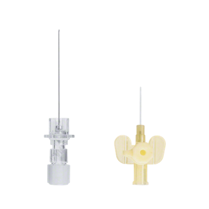 Kaniula Vasofix Certo 24G 0,7 x 19 mm żółta, z portem do iniekcji, widoczna w RTG - Braun