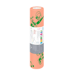 Podkład podfoliowany w rolce 50 cm x 40 m,<br>perforacja co 50 cm - dziecięcy - Morela