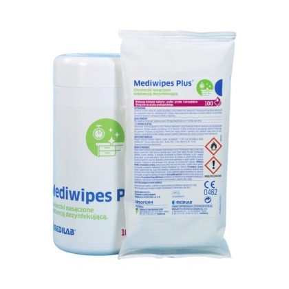 Chusteczki alkoholowe Mediwipes plus (100 szt.) WKŁAD