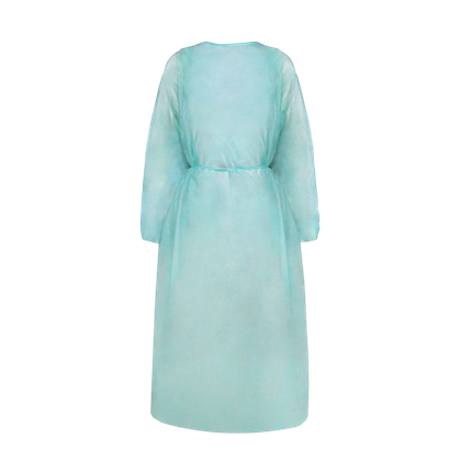 Fartuch z flizeliny niesterylny (10 szt.) L/XL - ZIELONY - INTERGOS