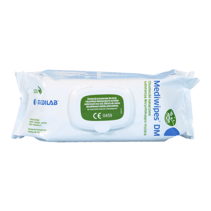 Chusteczki myjące i dezynfekujące Mediwipes DM flow-pack (100 szt.)