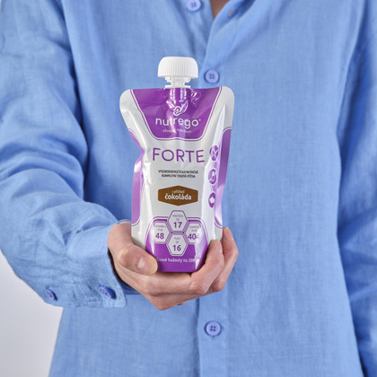 Nutrego FORTE 200 ml czekolada (12 szt.) KRÓTKA DATA