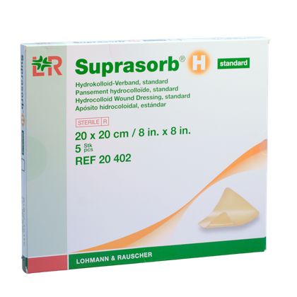 SUPRASORB H Opatrunek hydrokoloidowy 20 x 20 cm (5 szt.)