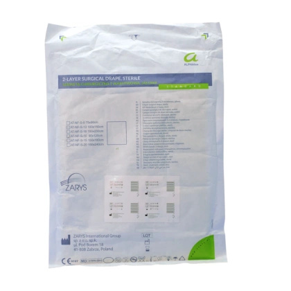 Serweta 2. warstwowa 90 x 120 cm., sterylna - Alphatex