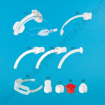 Rurka tracheostomijna KAN Nr 9,0 z mankietem - Zestaw I