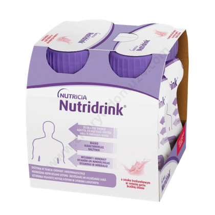 Nutridrink truskawka 125 ml (4 szt.)