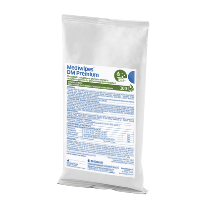 Mediwipes DM Premium - chusteczki do delikatnych powierzchni (100 szt.) - WKŁAD