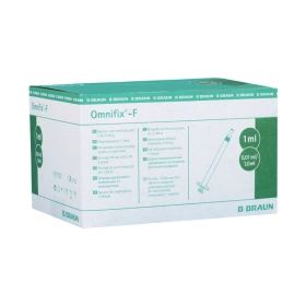 Strzykawka trzyczęściowa OMNIFIX-F 1 ml Luer Solo (100 szt.) - Braun