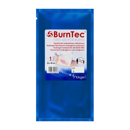 Opatrunek hydrożelowy ratunkowy BurnTec 20 x 40 cm.