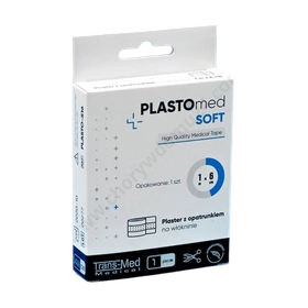 Plaster z opatrunkiem Plastomed Soft 6 cm x 1 m