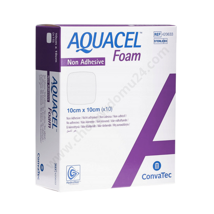 Aquacel Foam N/ADH - opatrunek 10 x 10 cm. (10 szt.) - ConvaTec