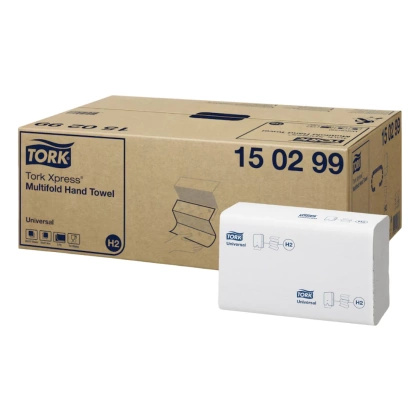 Ręcznik ZZ, makulatura, Xpress, (3150 szt.), biały, H2 150299 - Tork