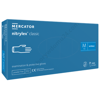 NITRYLEX CLASSIC - Rękawice nitrylowe bezpudrowe (100 szt.)