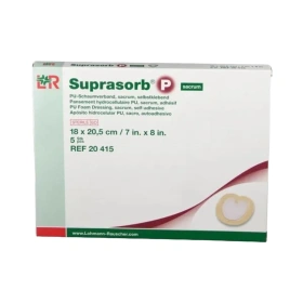 Opatrunek piankowy SUPRASORB P Adhesive 18 x 20,5 cm przylepny (5 szt.)