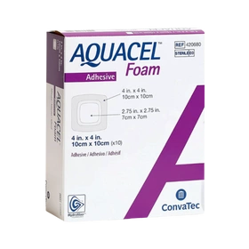 Aquacel Foam ADH - opatrunek 10 x 10 cm (10 szt.) - ConvaTec