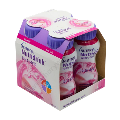 Nutridrink JUICE STYLE truskawka 125 ml (4 szt.)