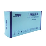 NICI AMIFIL M 4/0 ig. 24 mm, 3/8 koła, odwrotnie tnąca / 75 cm  - niewchłanialne, monofilament (10 szt.)