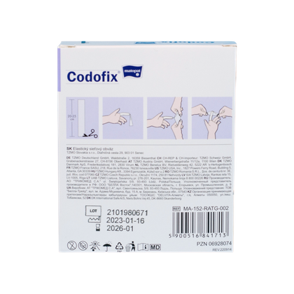 Elastyczna siatka opatrunkowa CODOFIX rozm. 1, 1 cm x 1 m