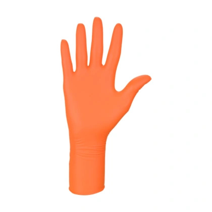 NITRYLEX HIGH RISK pomarańczowe rękawice nitrylowe (100 szt.)
