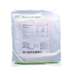 RAUCODRAPE - Serweta okulistyczna,150 x 150 cm. (otw.7 x 10cm) STERYLNA, Z WORKIEM NA PŁYNY