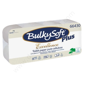 Papier toaletowy Premium 3-warstwowy, Biały, 23 m (8 rolek), kompatybilny z T4 - BulkySoft