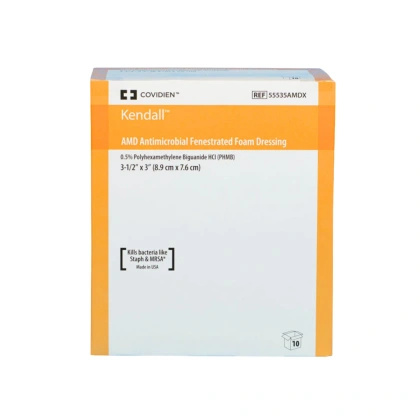 Opatrunek piankowy Kendall AMD z wycięciem 8,9 cm x 7,6 cm (1 szt.) - Covidien
