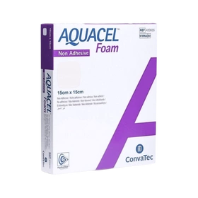 Aquacel Foam N/ADH - opatrunek 15 x 15 cm. (5 szt.) - ConvaTec