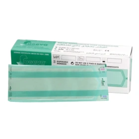 Torebki do sterylizacji z zakładką do zgrzania 250 x 65 x 500 mm (500 szt.)  - Sogeva
