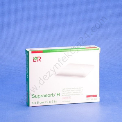 SUPRASORB H THIN 5 x 5 cm. Cienki opatrunek hydrokoloidowy (10 szt.)