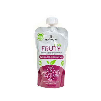 Nutrego FRUTY PLUS 4 x 175 ml z zawartością buraka KRÓTKA DATA