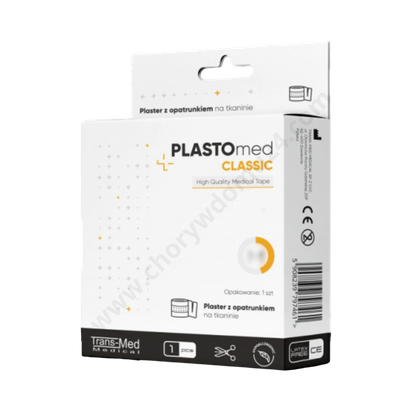 Plaster z opatrunkiem Plastomed Classic 6 cm x 1 m