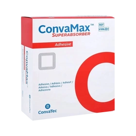 Convamax Superabsorber Adhesive - opatrunek 15 x 15 cm. (10 szt.) - ConvaTec