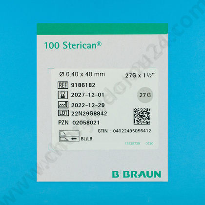 Igła Sterican 0,4 x 40 mm 27 G (100 szt.) - Braun