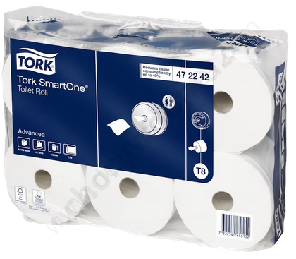 Papier toaletowy w roli, SmartOne, 207 m (6 rolek), T8 472242 -  Tork