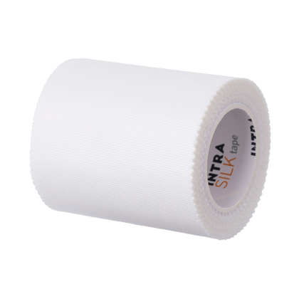 Przylepiec jedwabny - Intra Silk Tape 5 cm x 5 m (12 szt.)