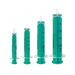 Strzykawka dwuczęściowa 5 ml, Luer, zielony tłok (100 szt.) - Braun